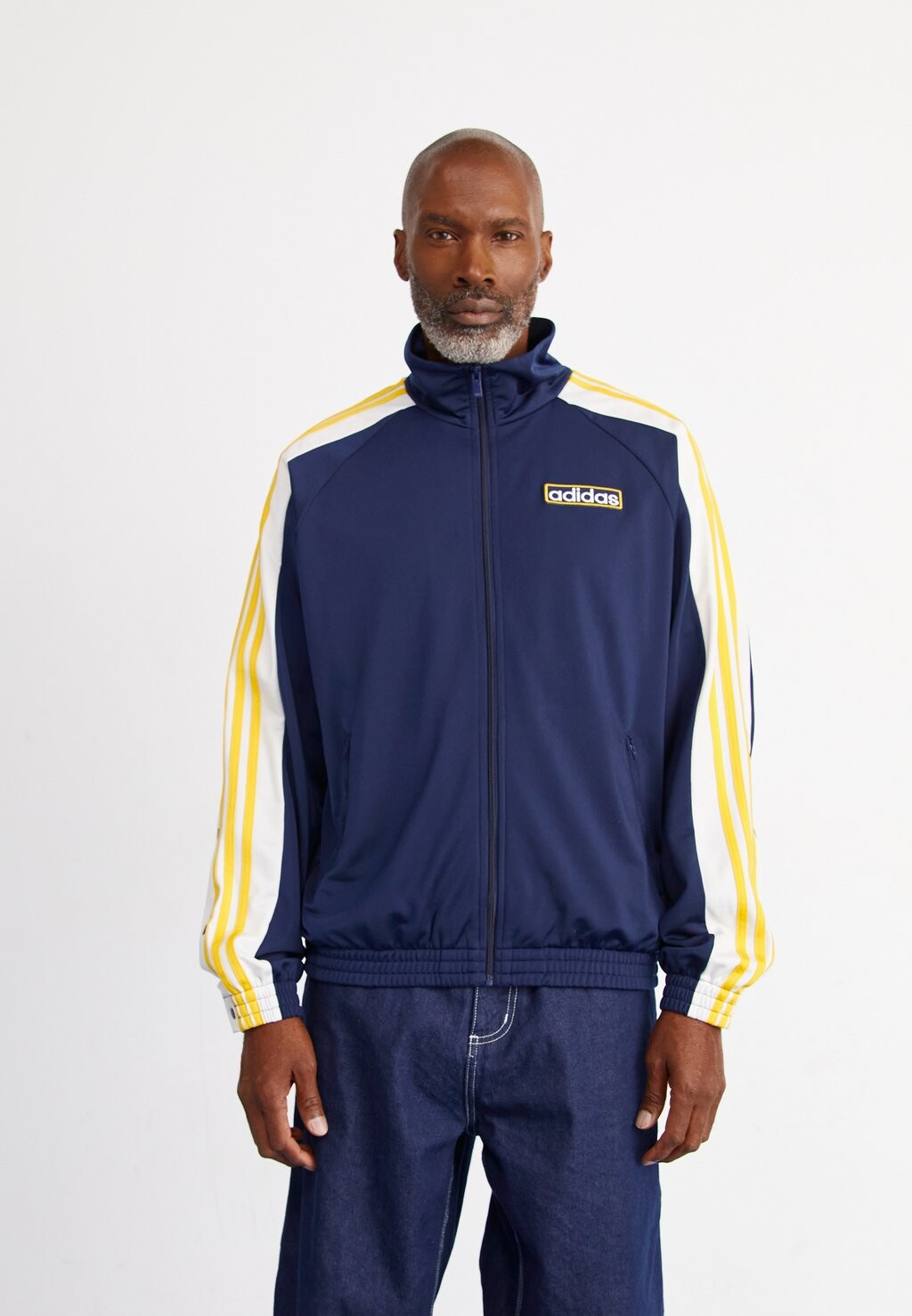 

Куртка тренировочная ADIBREAK adidas Originals, цвет night indigo/white/bold gold