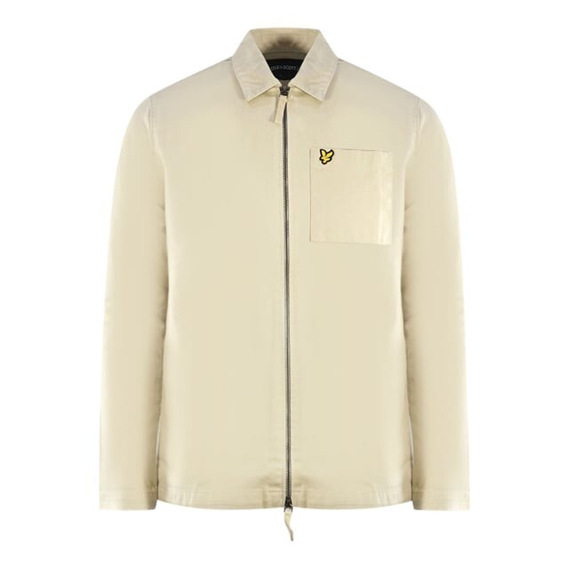 

Твиловая куртка-рубашка Lyle & Scott, бежевый