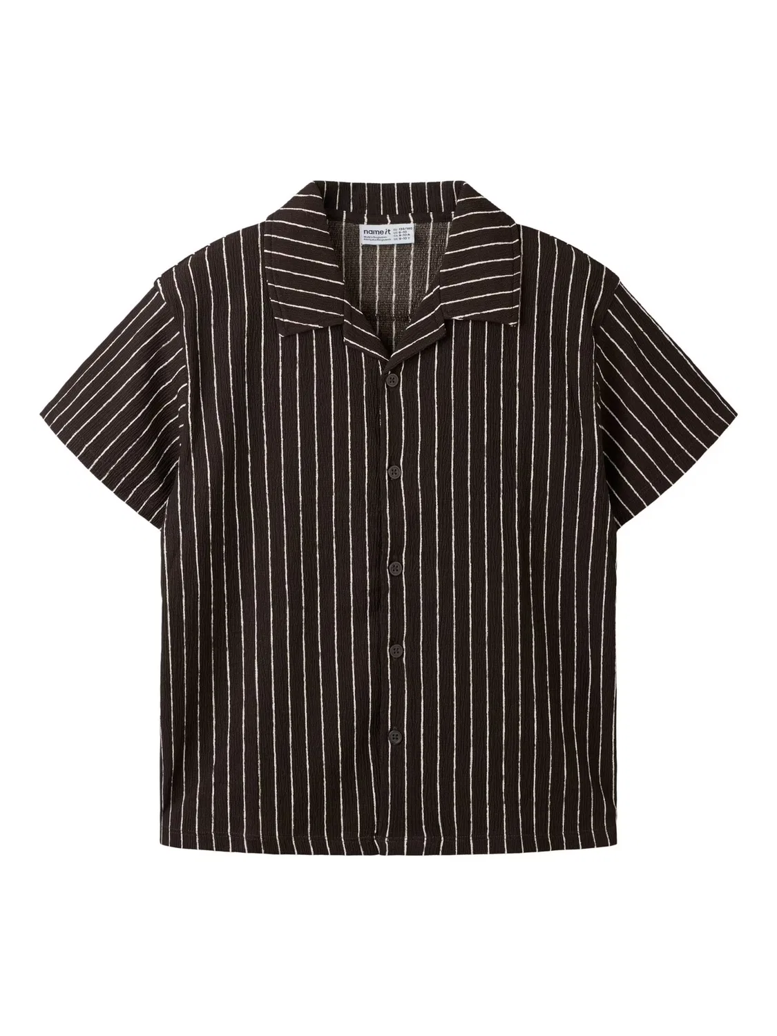 Рубашка на пуговицах стандартного кроя Name It, Dark Brown