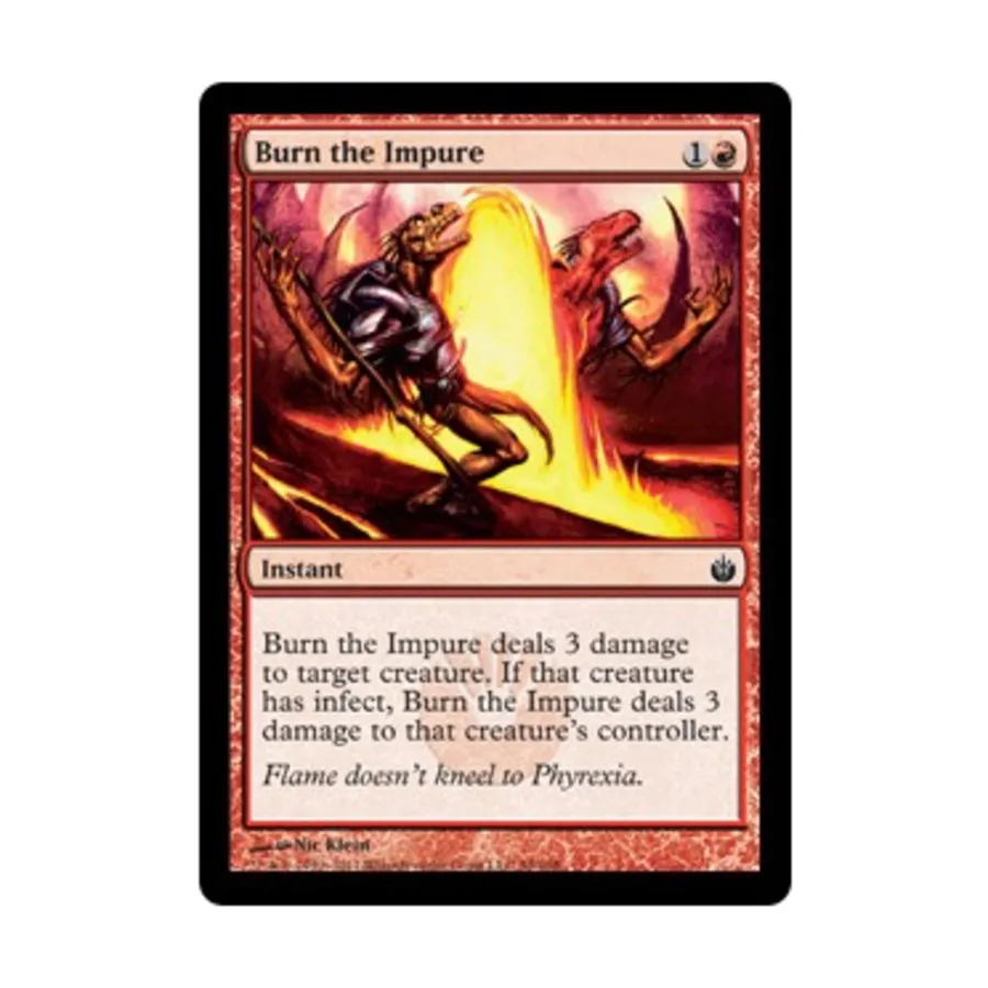 

CCG Сжечь нечистого (С), MTG - Mirrodin Besieged