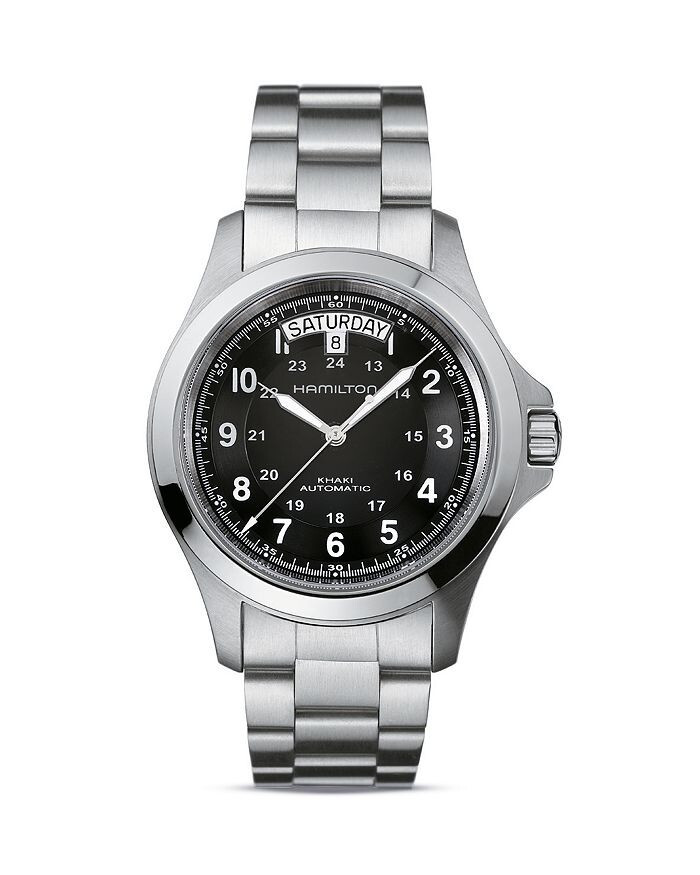 

Автоматические часы Hamilton Khaki King, 40 мм, серебряный