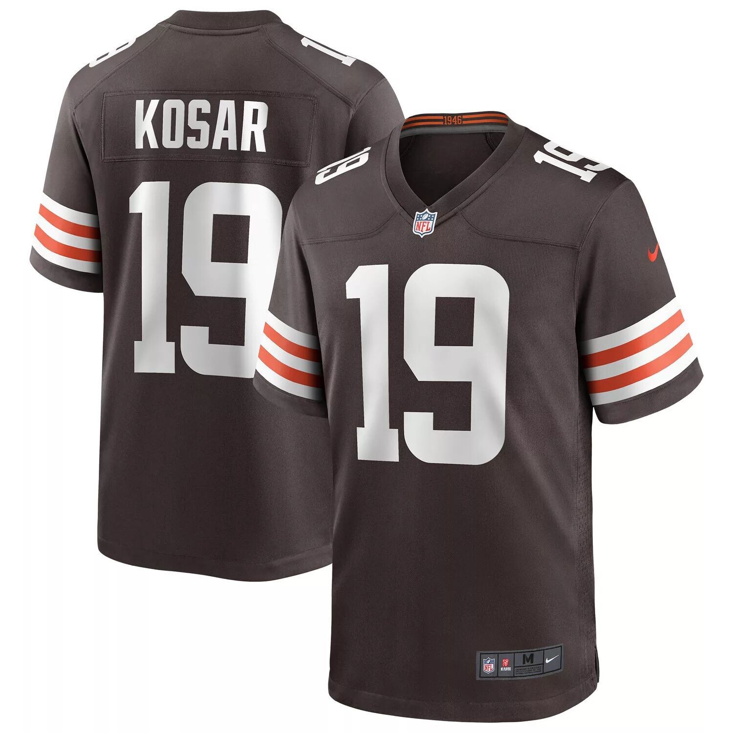 

Мужская майка игрока пенсионера Bernie Kosar Brown Cleveland Browns Game Nike