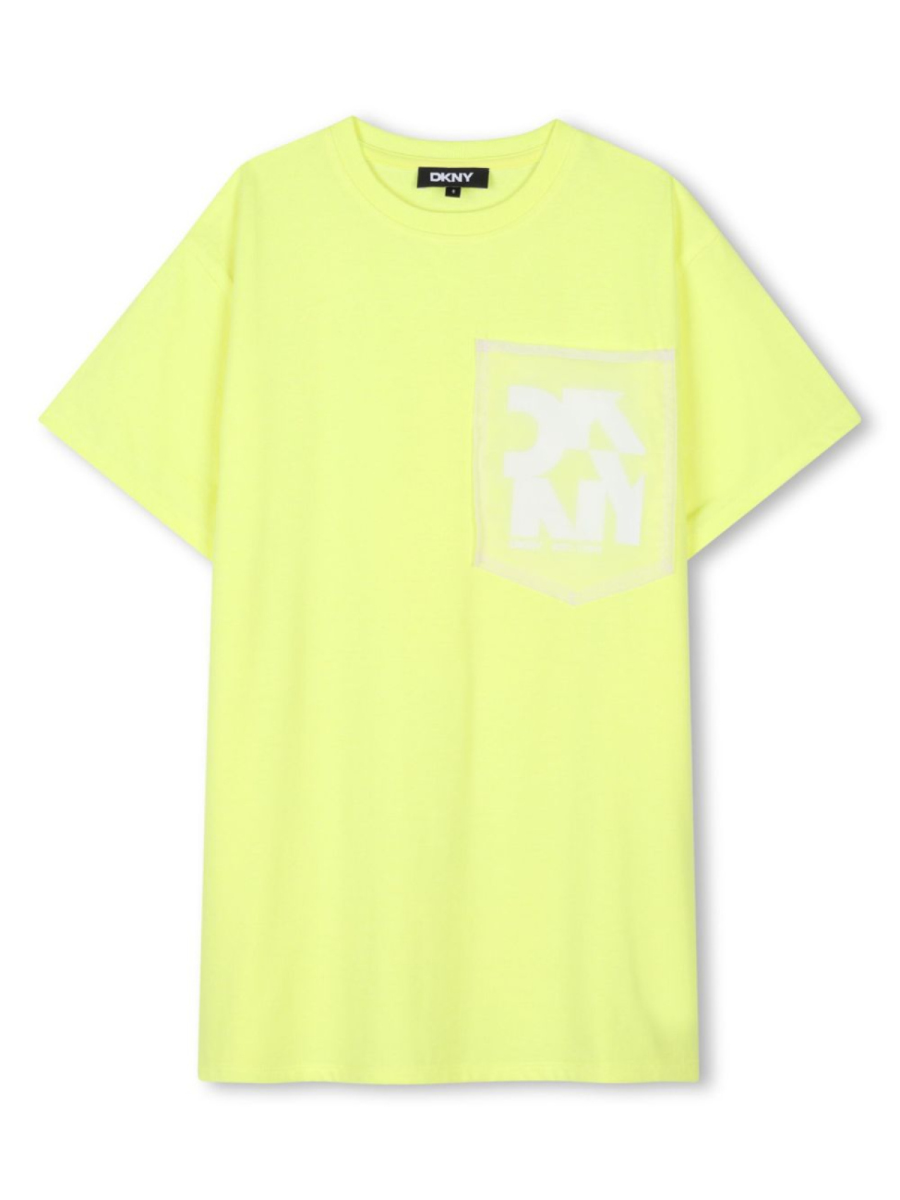 

Dkny Kids платье-футболка с логотипом, желтый