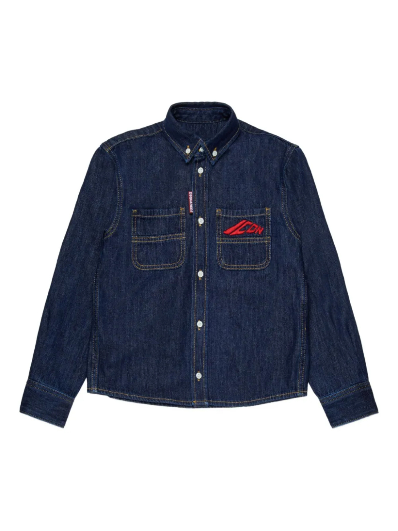 

DSQUARED2 KIDS джинсовая рубашка, синий