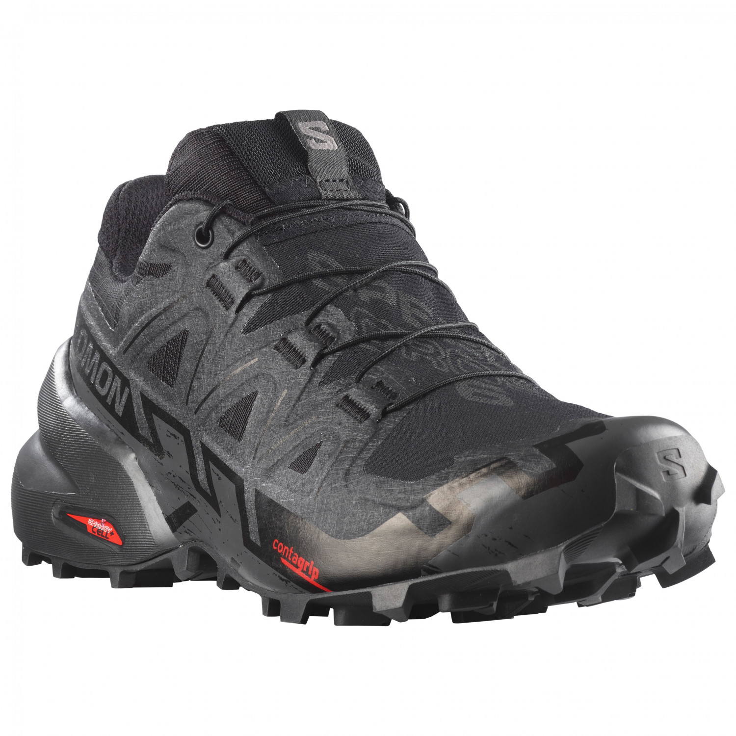 

Кроссовки для бега по пересеченной местности Salomon Women's Speedcross 6 GORE TEX, цвет Black/Black/Phantom