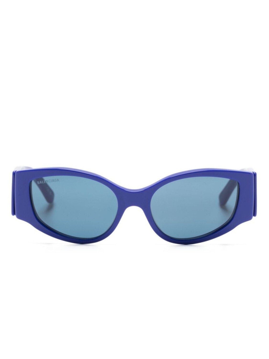 

Balenciaga Eyewear солнцезащитные очки в круглой оправе с логотипом, синий