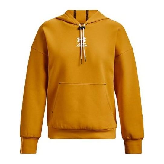 

Толстовка summit logo hoodie 'yellow gold' Under Armour, желтый