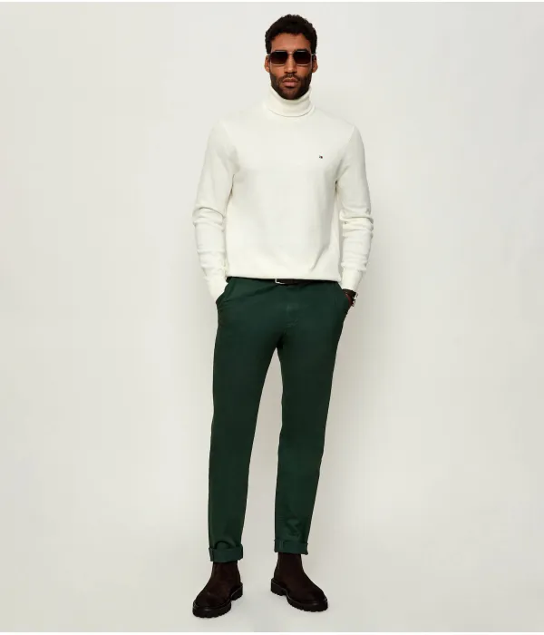 Брюки-Чинос в стиле гарлем Tapered fit Tommy Hilfiger, зеленый — фото 2