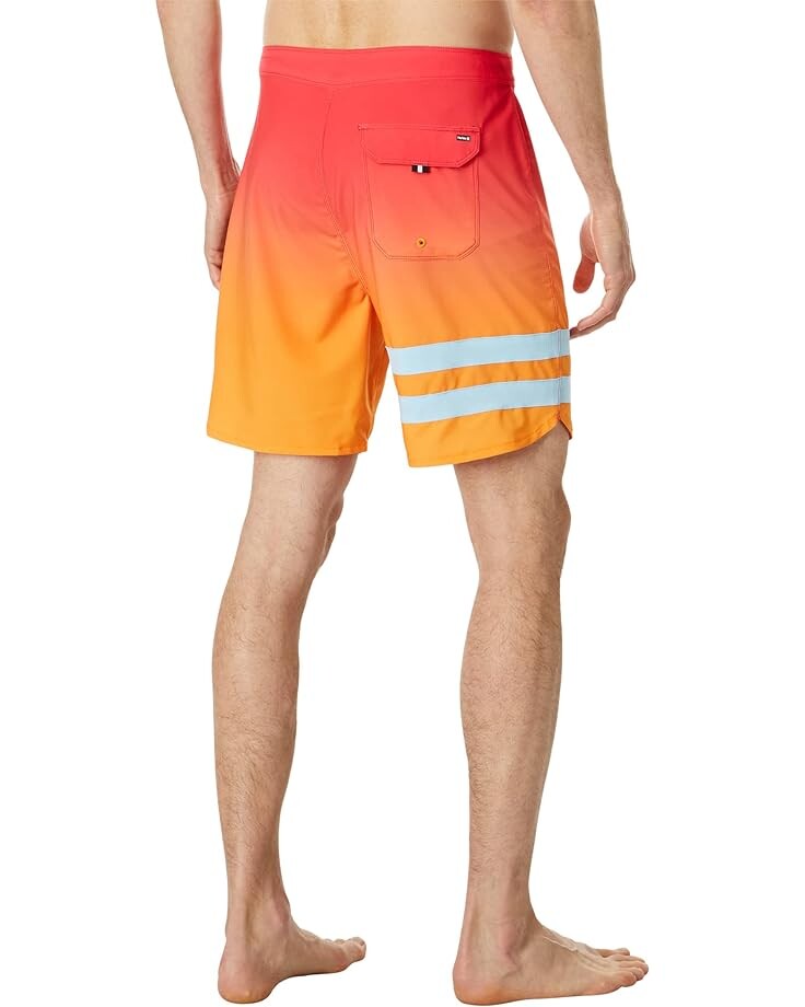 

Шорты для плавания Hurley Phantom-Eco Block Party 18" Boardshorts, цвет Chaos Pink