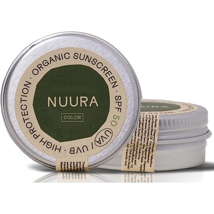 

Nuura Tinted Zinc Sunscreen Surf Минеральный солнцезащитный крем SPF 50 UVA/UVB 18 мл, Nuura. One Body, One Planet