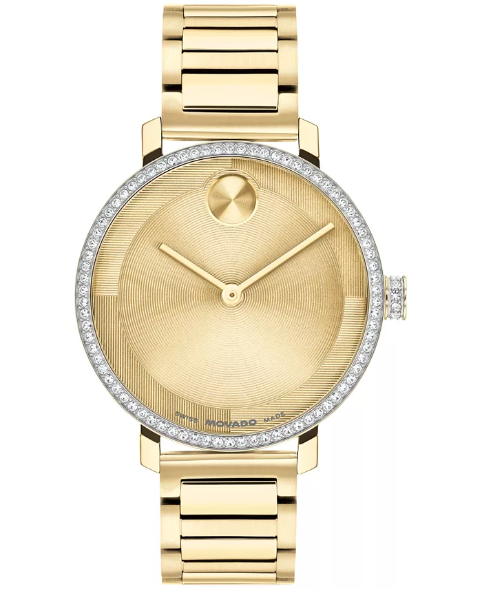 

Женские часы Bold Evolution 2.0 Swiss Quartz Light Gold Steel, 34mm Movado