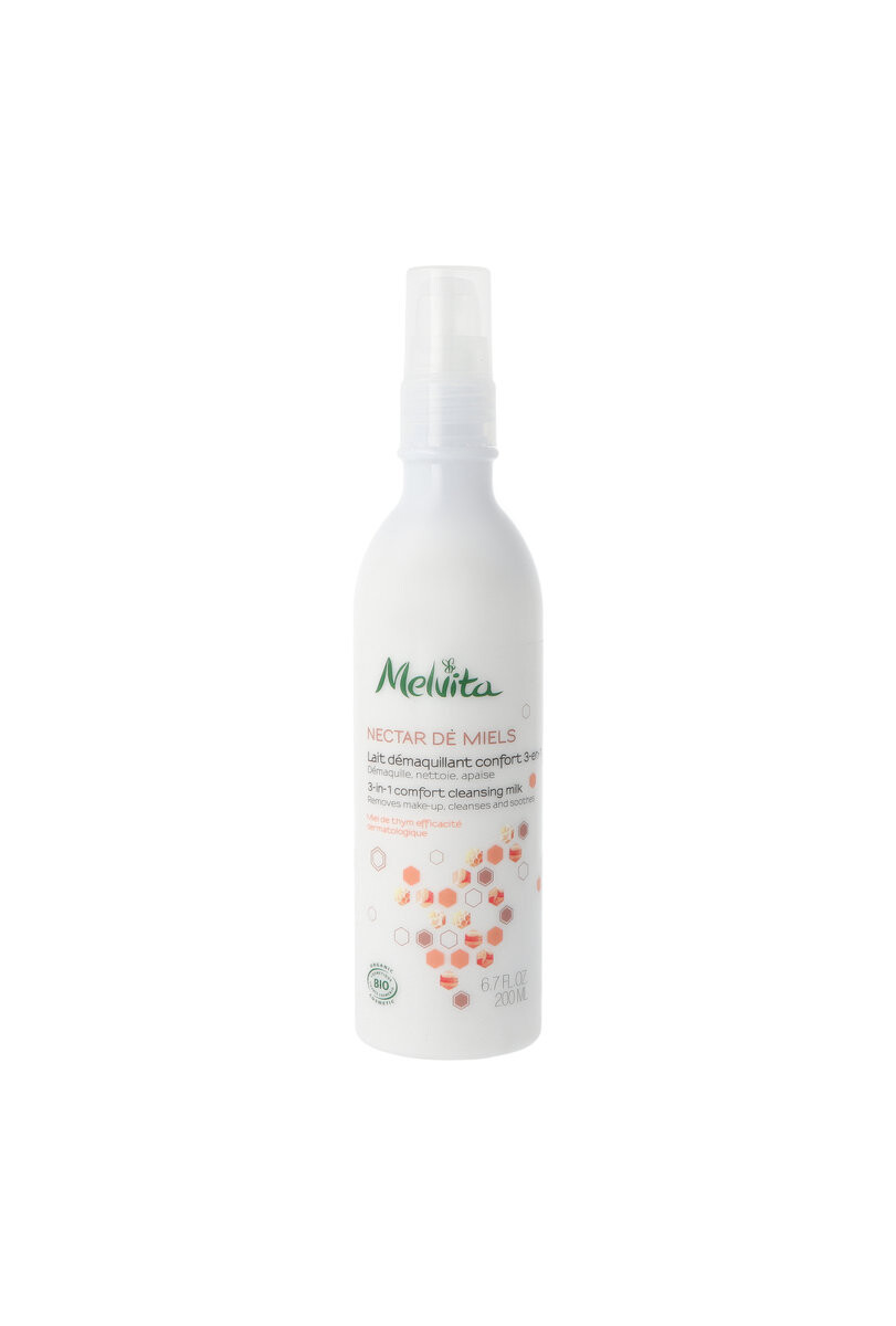 

Melvita, Nectar de Miels 3 In 1 Comfort Cleansing Milk, молочко для лица, 200 мл