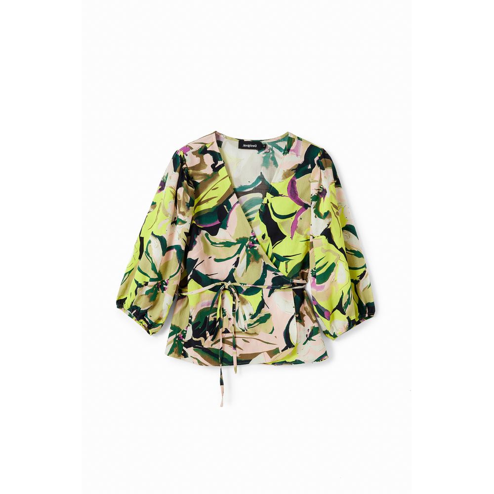 

Зеленая рубашка из полиэстера Desigual