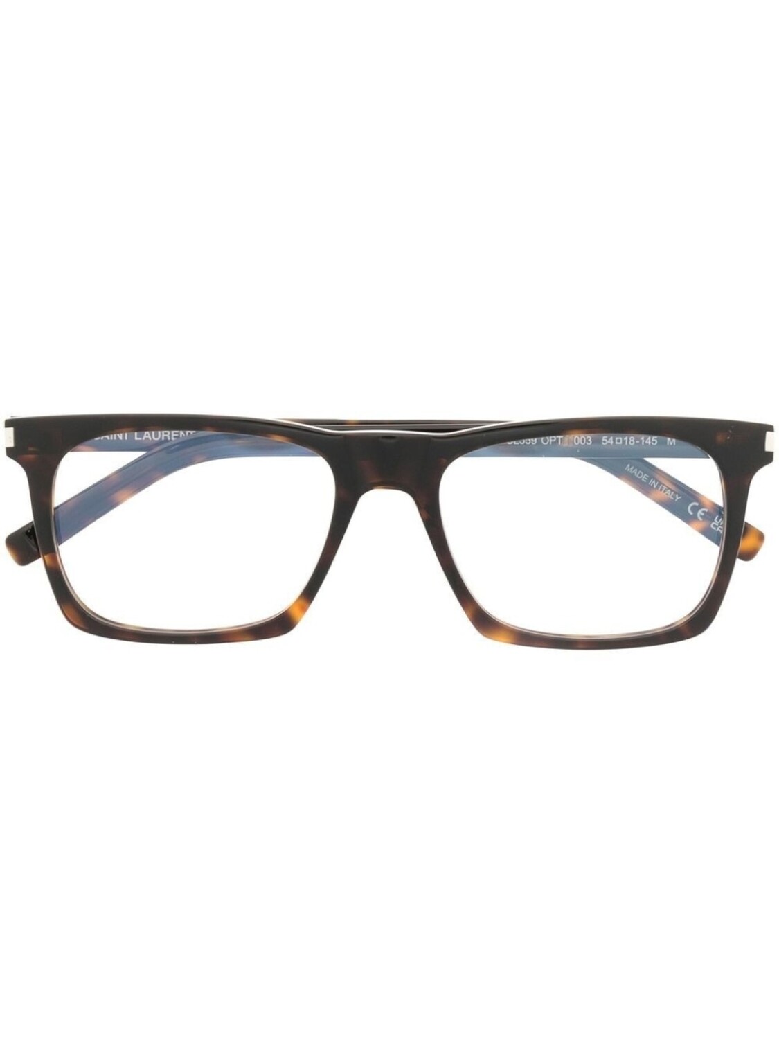 

Saint Laurent Eyewear очки в квадратной оправе черепаховой расцветки, коричневый