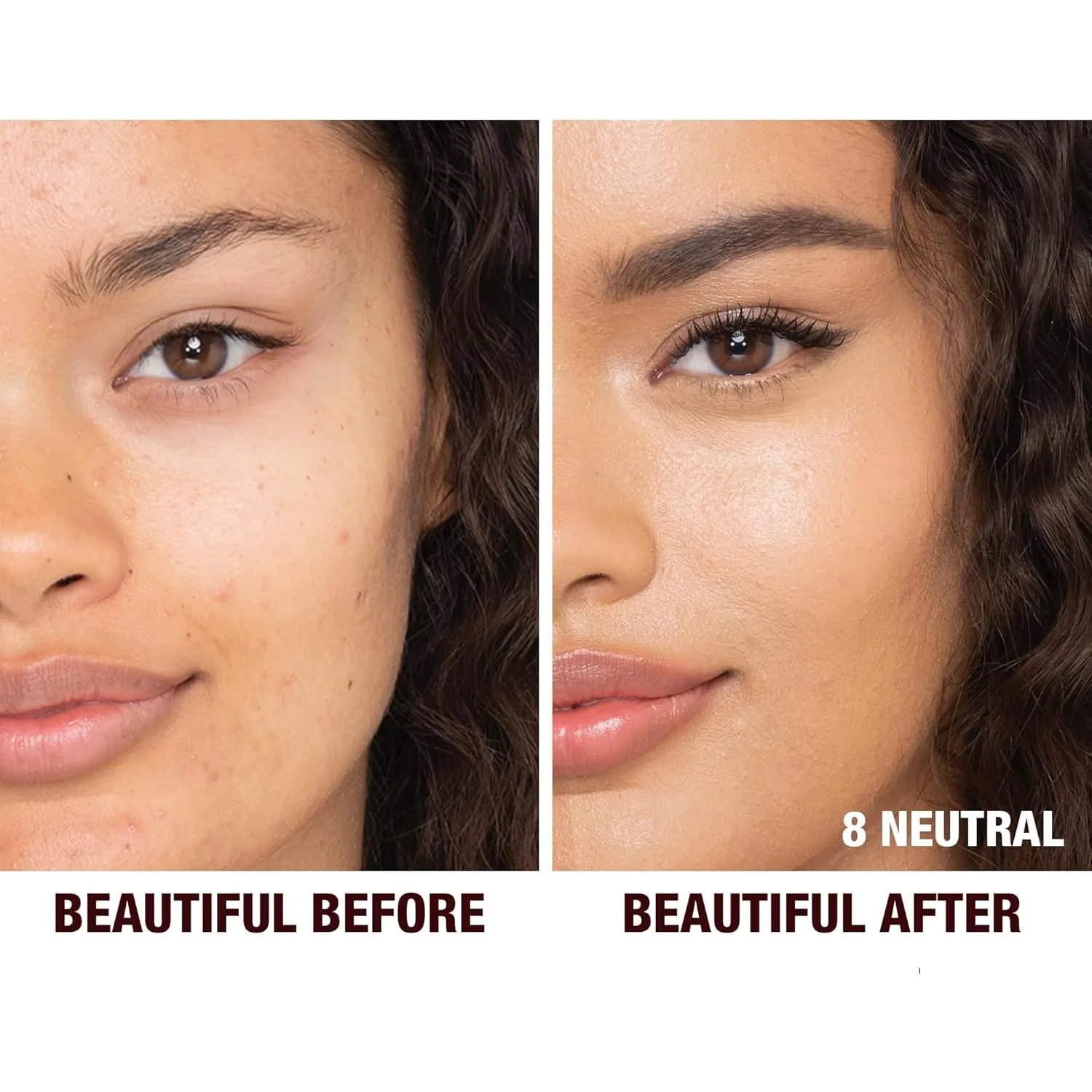Charlotte Tilbury Beautiful Skin тональный крем среднего покрытия с увлажняющим эффектом - жидкая косметика для сияния, увлажнения и ухода за кожей, 08 Neutral - Medium-tan with neutral olive undertones — фото 2