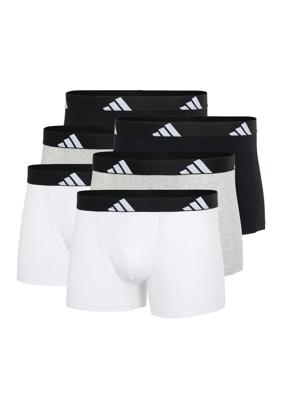 

Мужские трусы-боксеры Adidas Basic Boxer Trunk, комплект из 6 пар