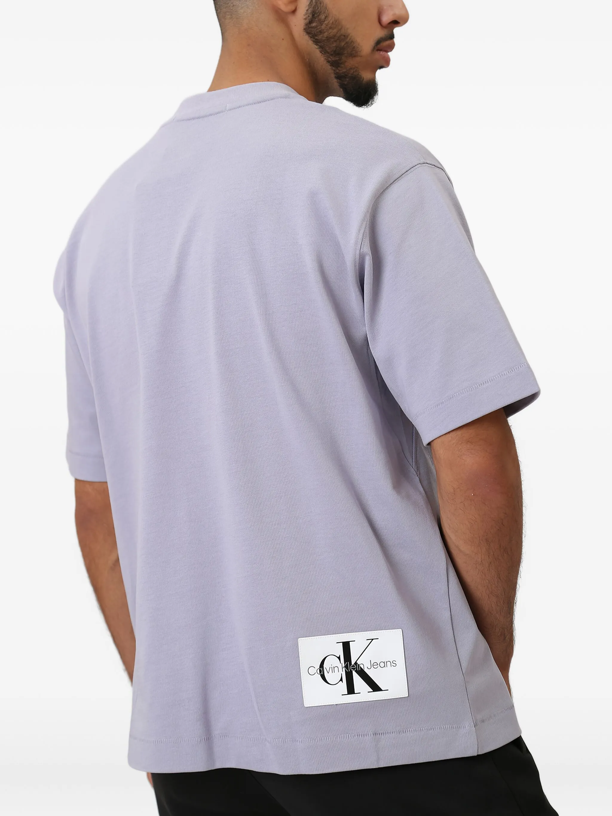 Футболка с графичным принтом Calvin Klein, фиолетовый — фото 3