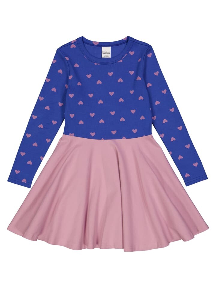 

Платье Fred´s World by GREEN COTTON Langarm, цвет st blue/pink h