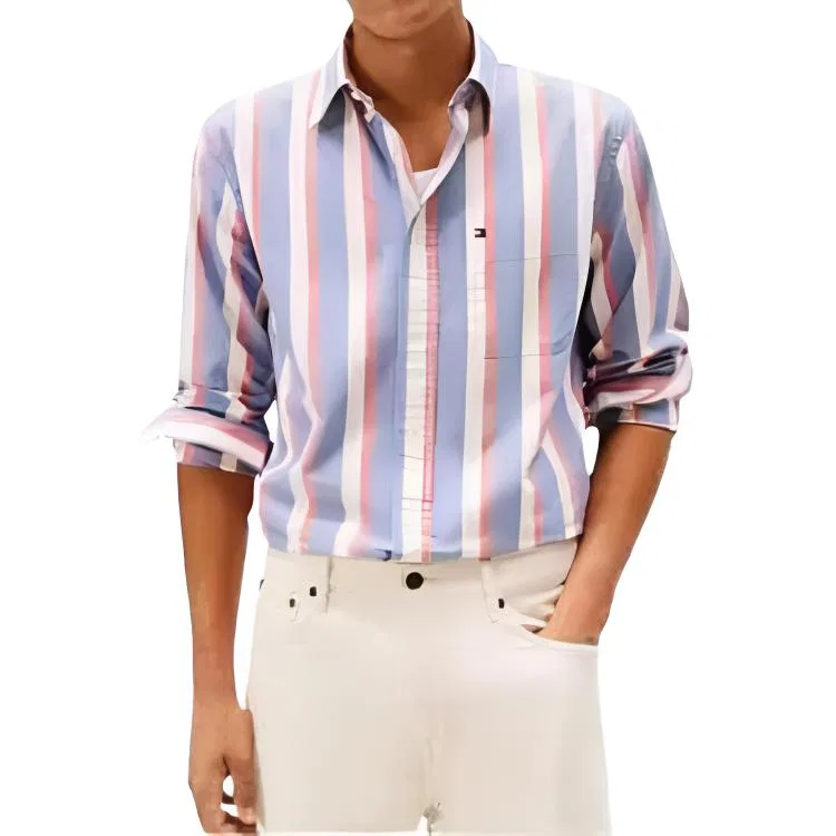 Рубашка мужская Multicolor Moderate Tommy Hilfiger — фото 3