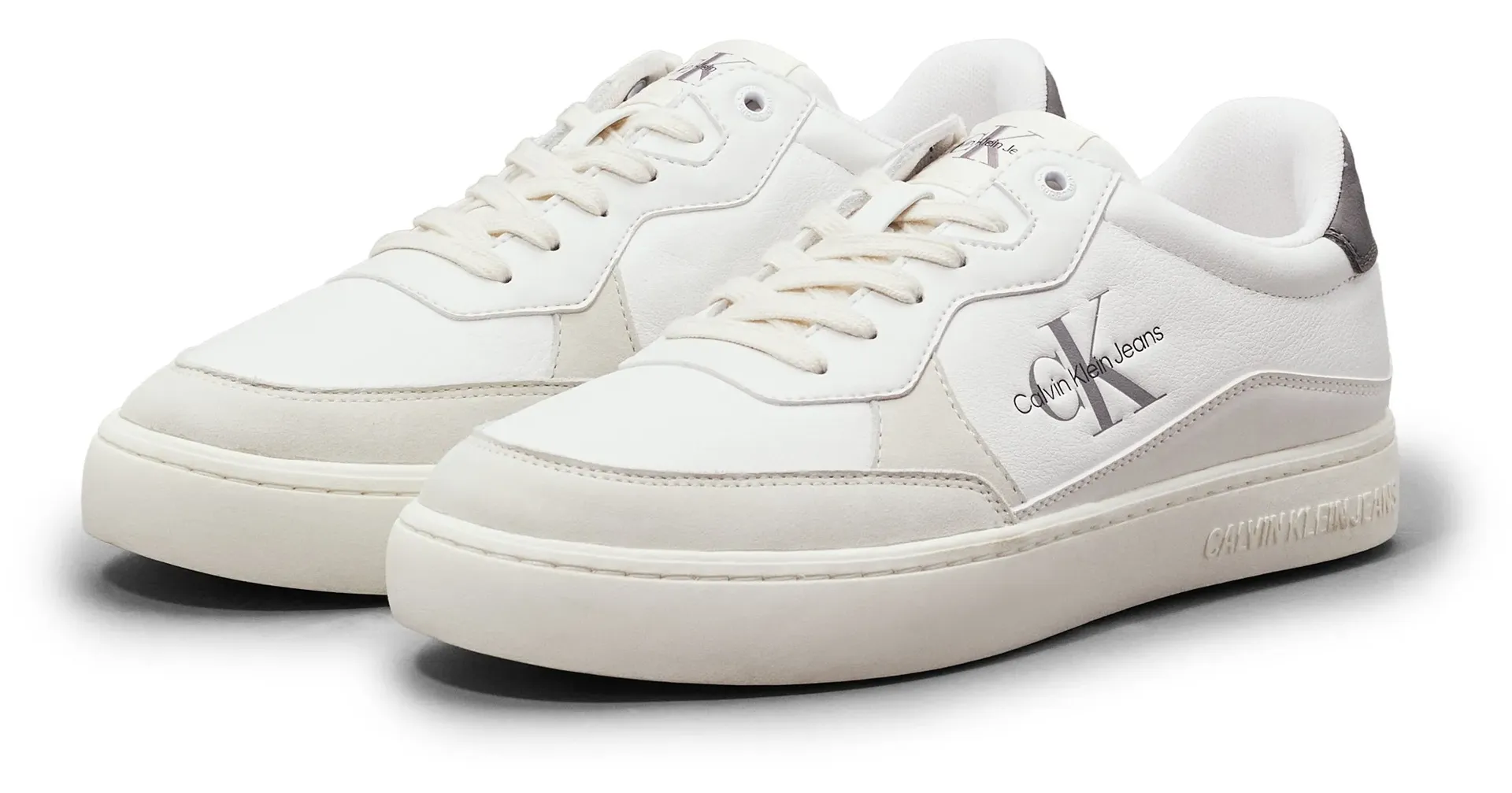 

Кроссовки Calvin Klein Jeans "CLASSIC CUPSOLE LOW LTH ML FAD", серый