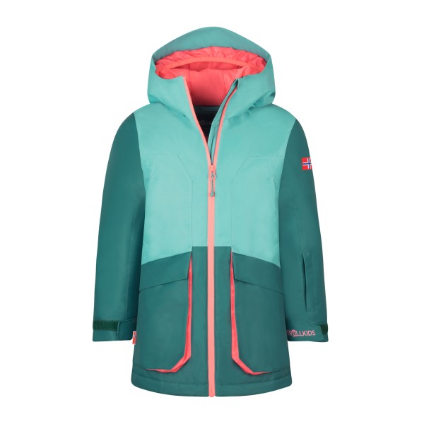 

Куртка Kongsberg для девочек - зимняя куртка Trollkids, мультиколор