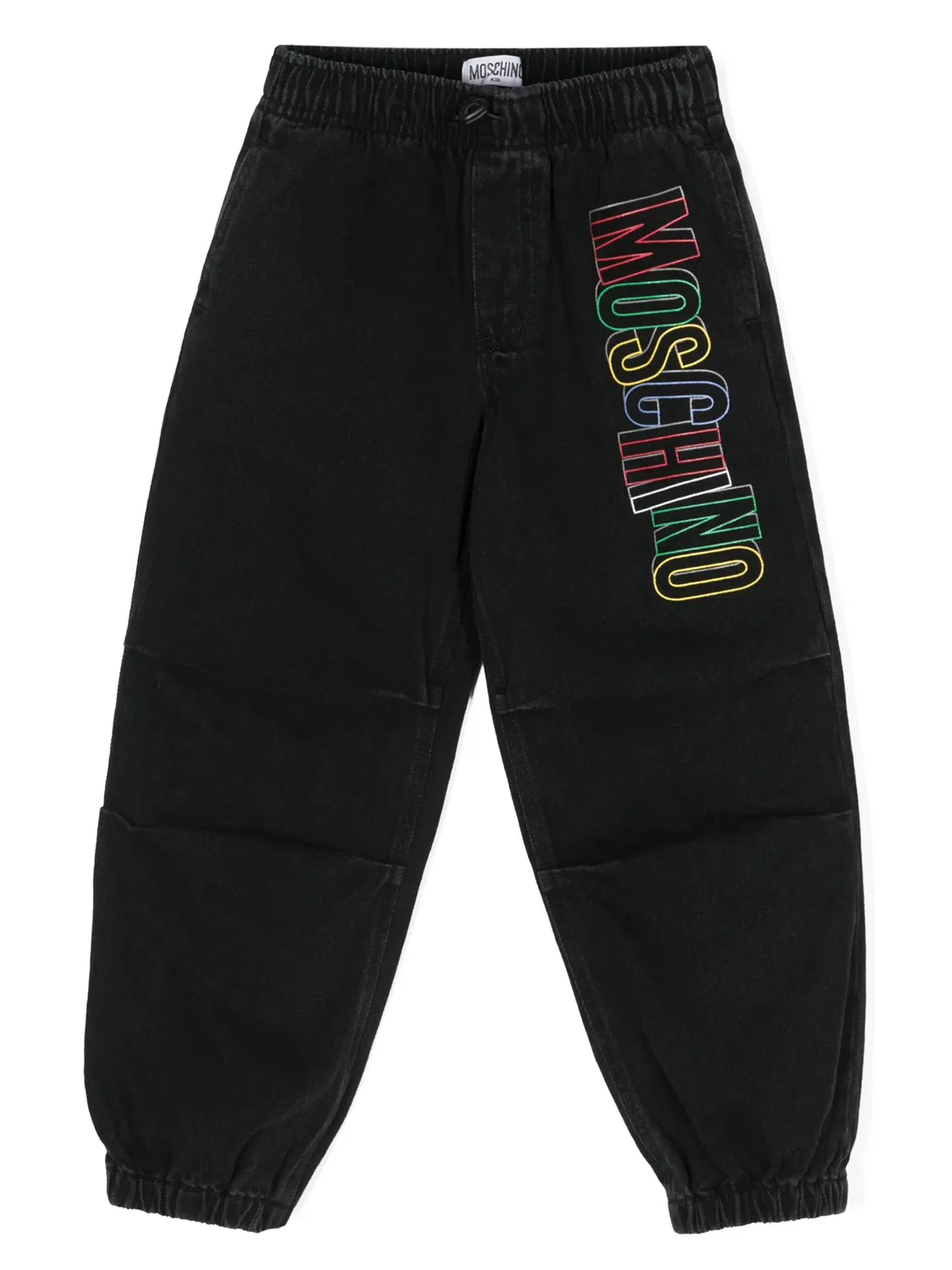 Зауженные джинсы с логотипом Moschino Kids