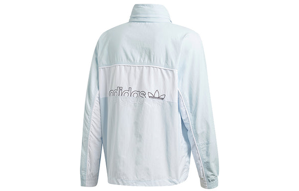 Куртка originals d tt 2 retro athletics sports jacket blue Adidas, голубой — фото 2
