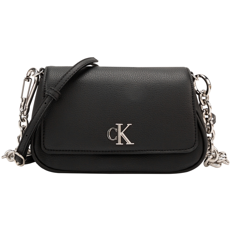 

CALVIN KLEIN Синтетическая Седловидная Сумка Через Плечо Женская Space Black, UB1-Space Black