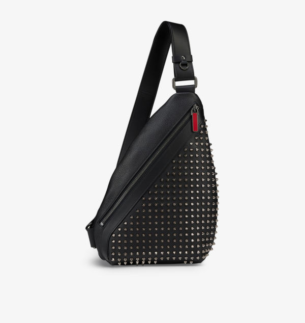 

Сумка через плечо из кожи с забавными шипами Christian Louboutin, мультиколор