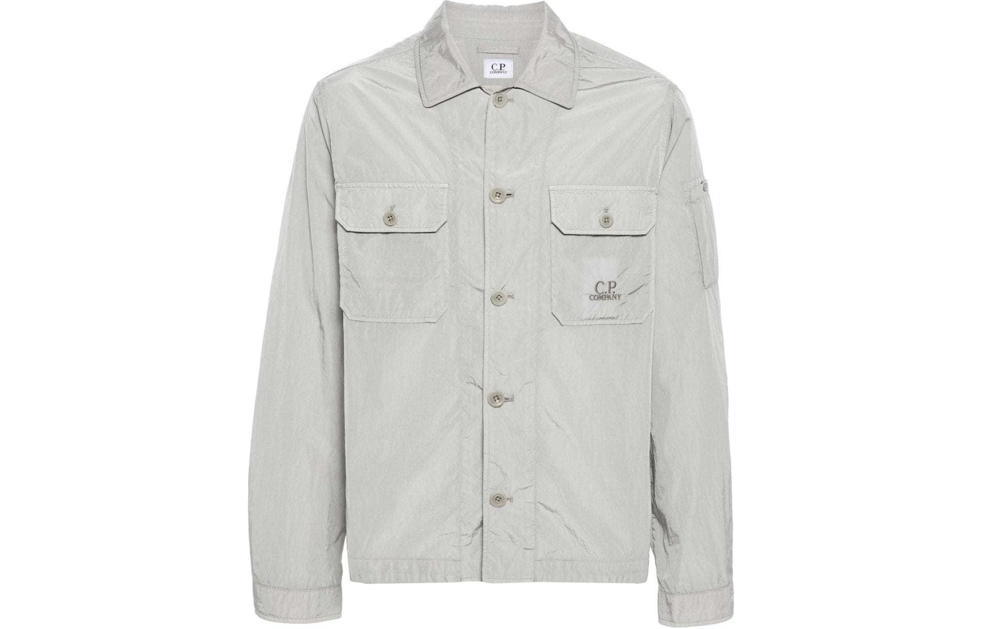 

C.P.Company Хромированная рубашка-куртка, Medium Gray