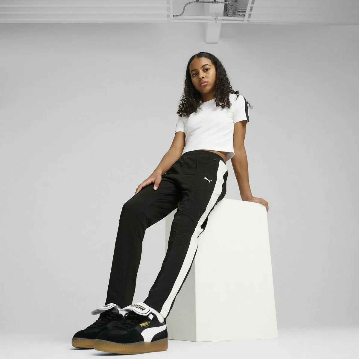 Детские спортивные брюки T7 Always On Slim, размеры 128-164 см PUMA, PUMA Black — фото 3