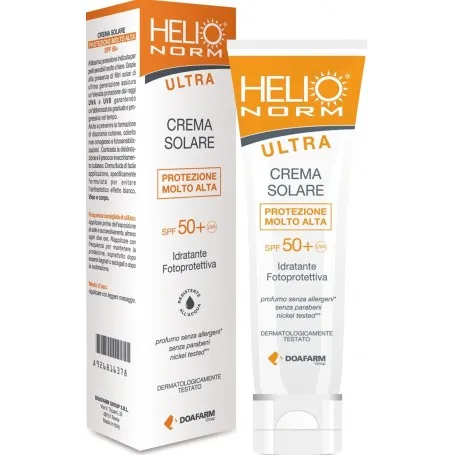 

Helionorm Ультра солнцезащитный крем SPF 50+ Защита тела 100 мл Doafarm