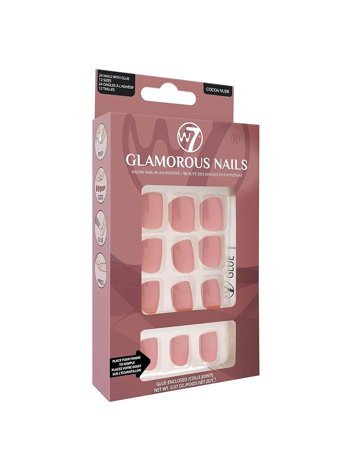Накладные ногти «Glamorous Nails» от W7 W7