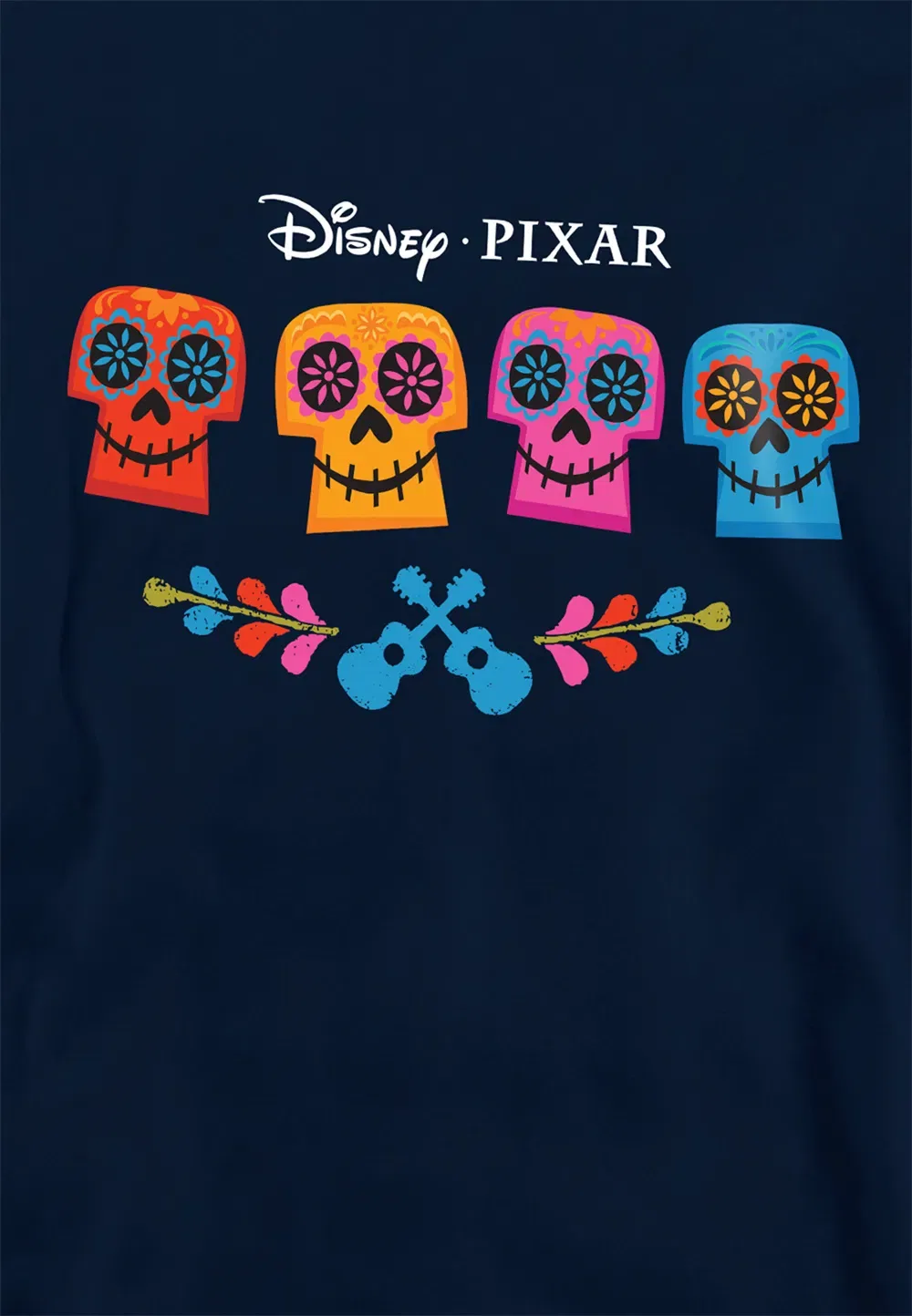 Детская худи Coco Skull Logo Disney, темно-синий — фото 2