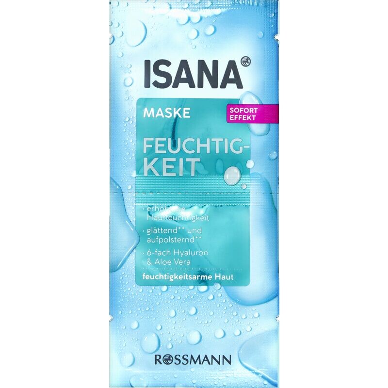 

Чистая увлажняющая маска ISANA, 16 ml
