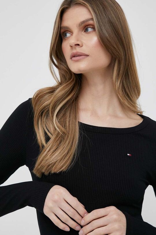

Футболка с длинными рукавами Tommy Hilfiger, черный