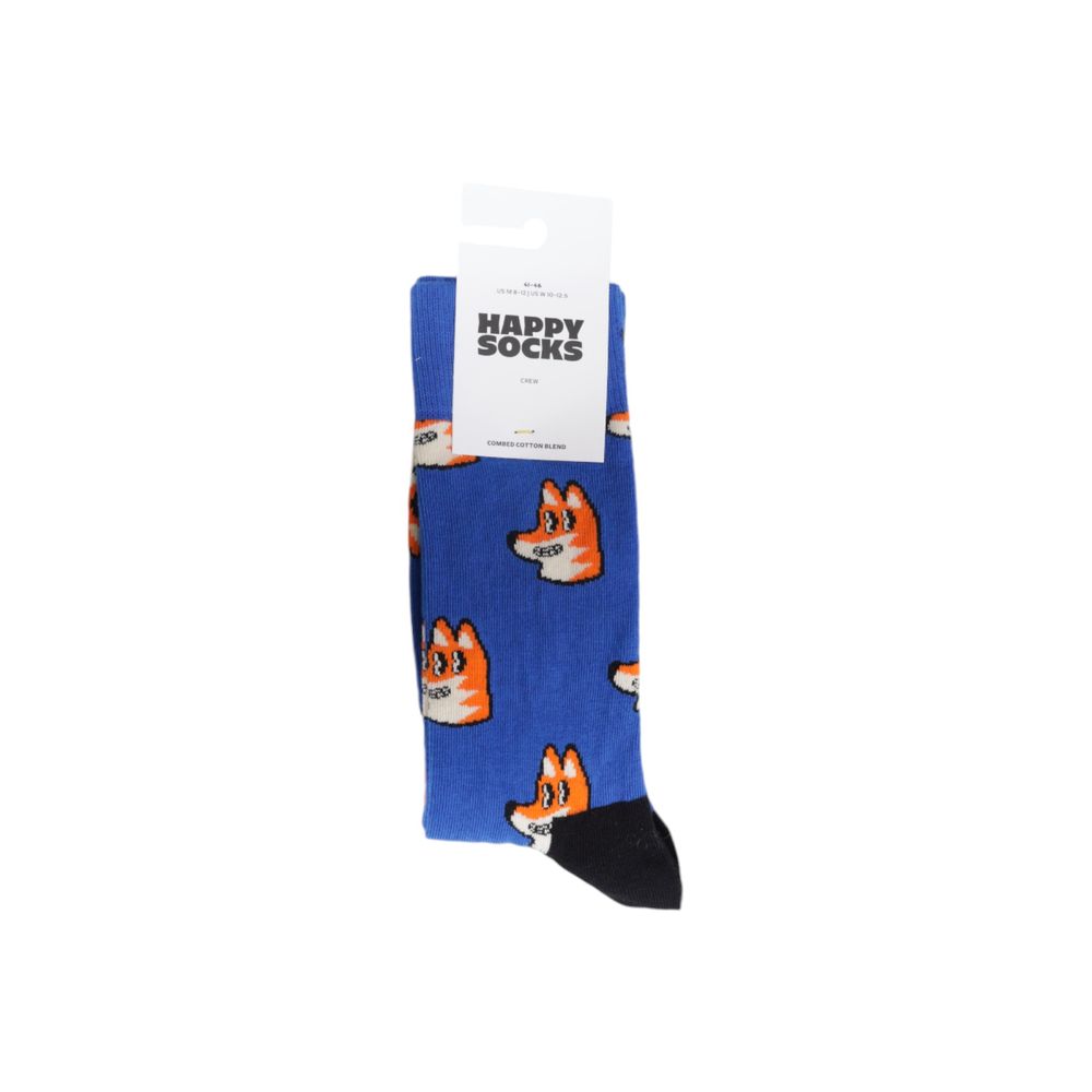 

Синий хлопковый носок Happy Socks