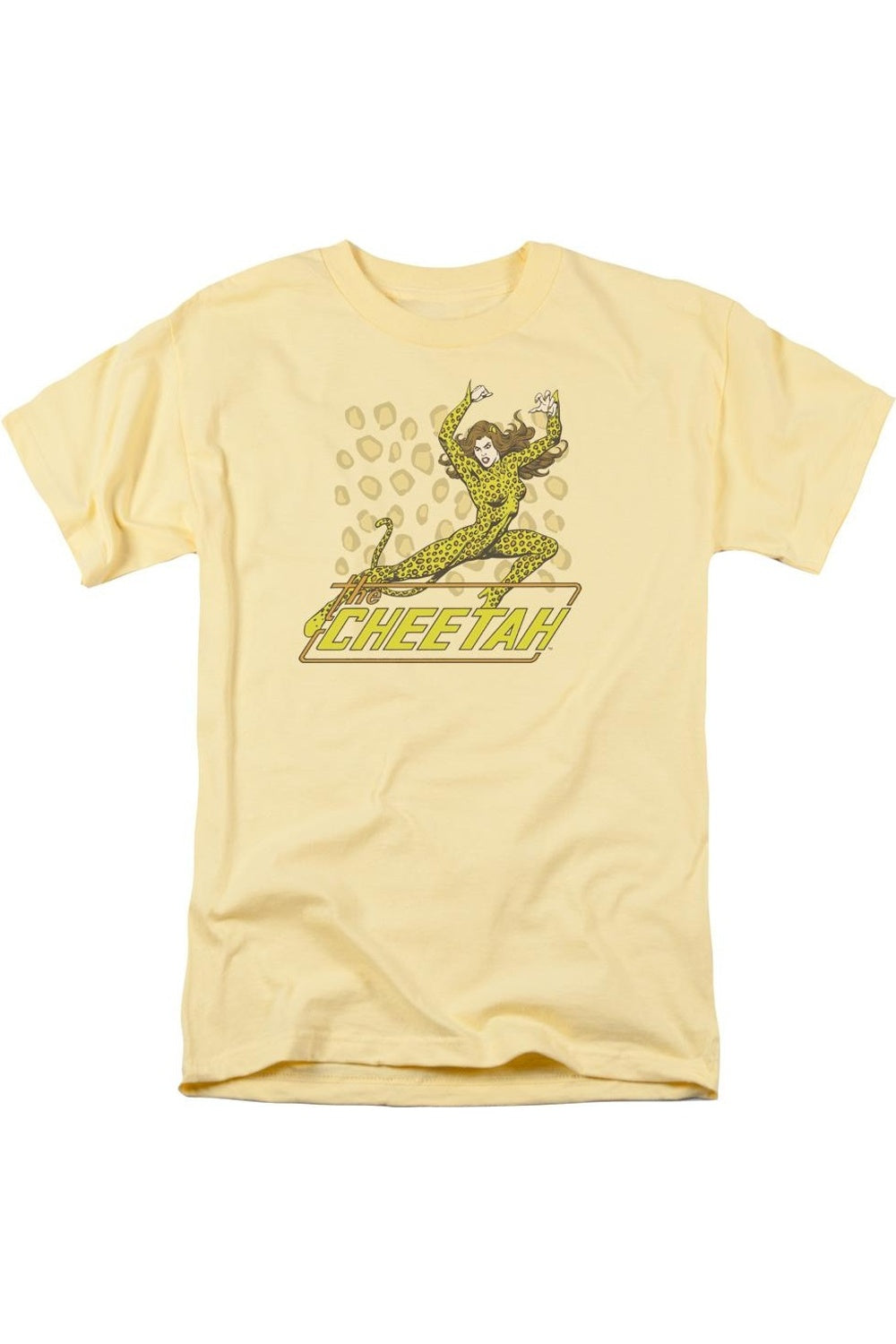

Футболка с коротким рукавом для взрослых DC Comics The Cheetah Gildan, цвет banana