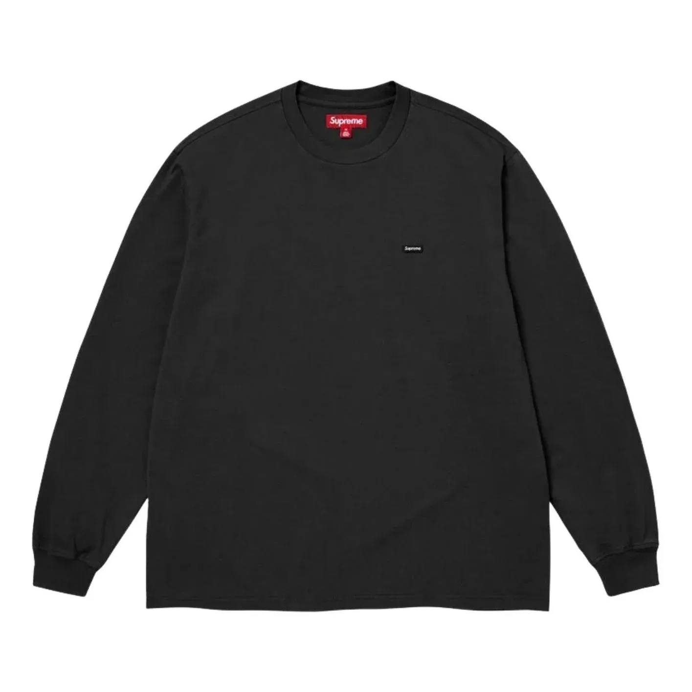 Футболка Supreme SS26 Small Box с длинными рукавами, черная