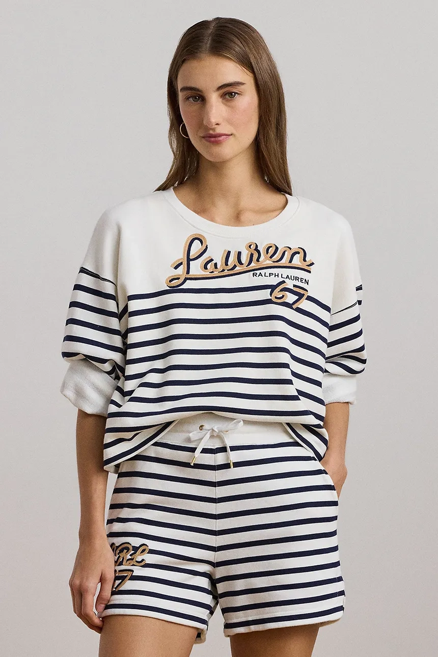 

Хлопковая толстовка Lauren Ralph Lauren, белый