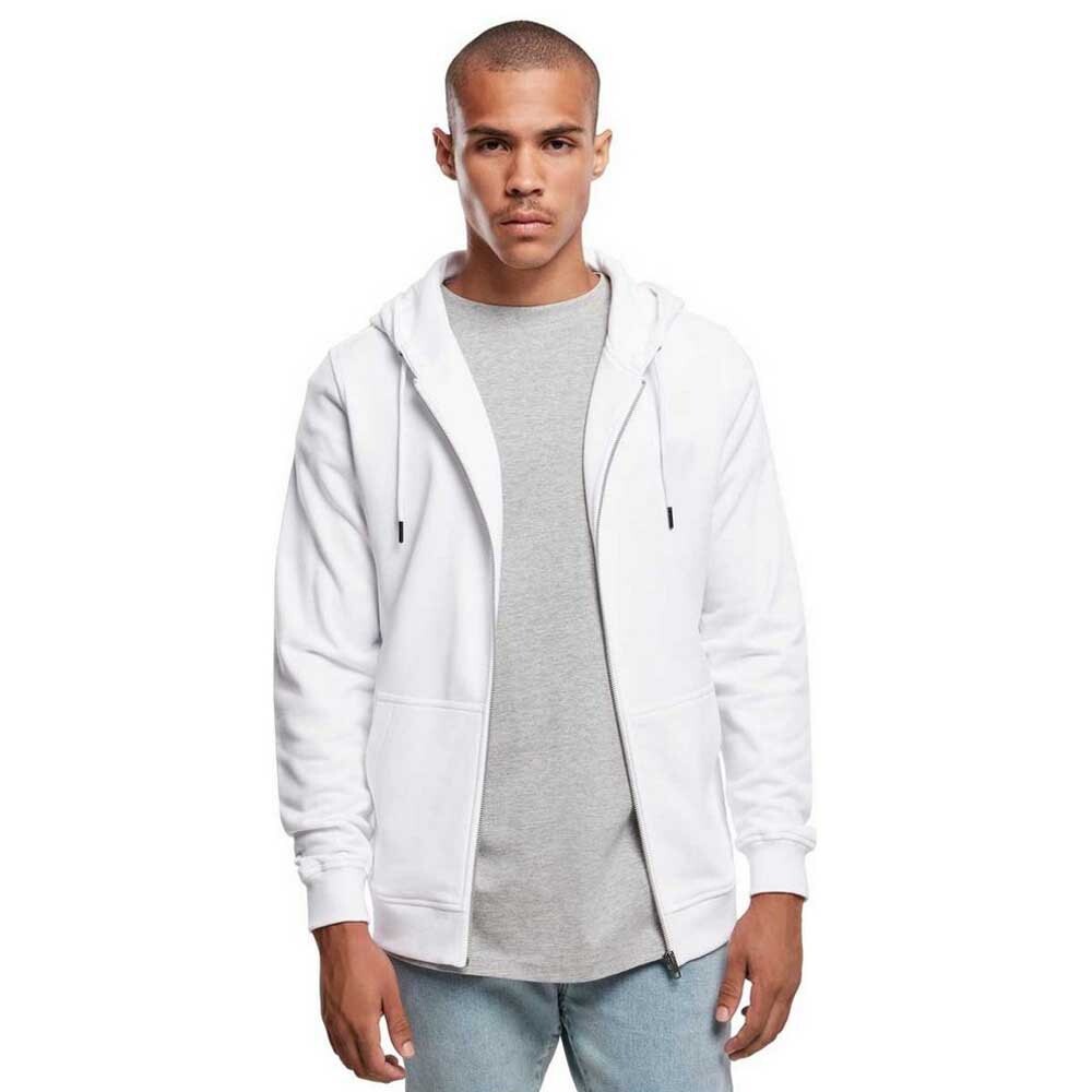 

Толстовка Urban Classics Basic Terry Full Zip, белый