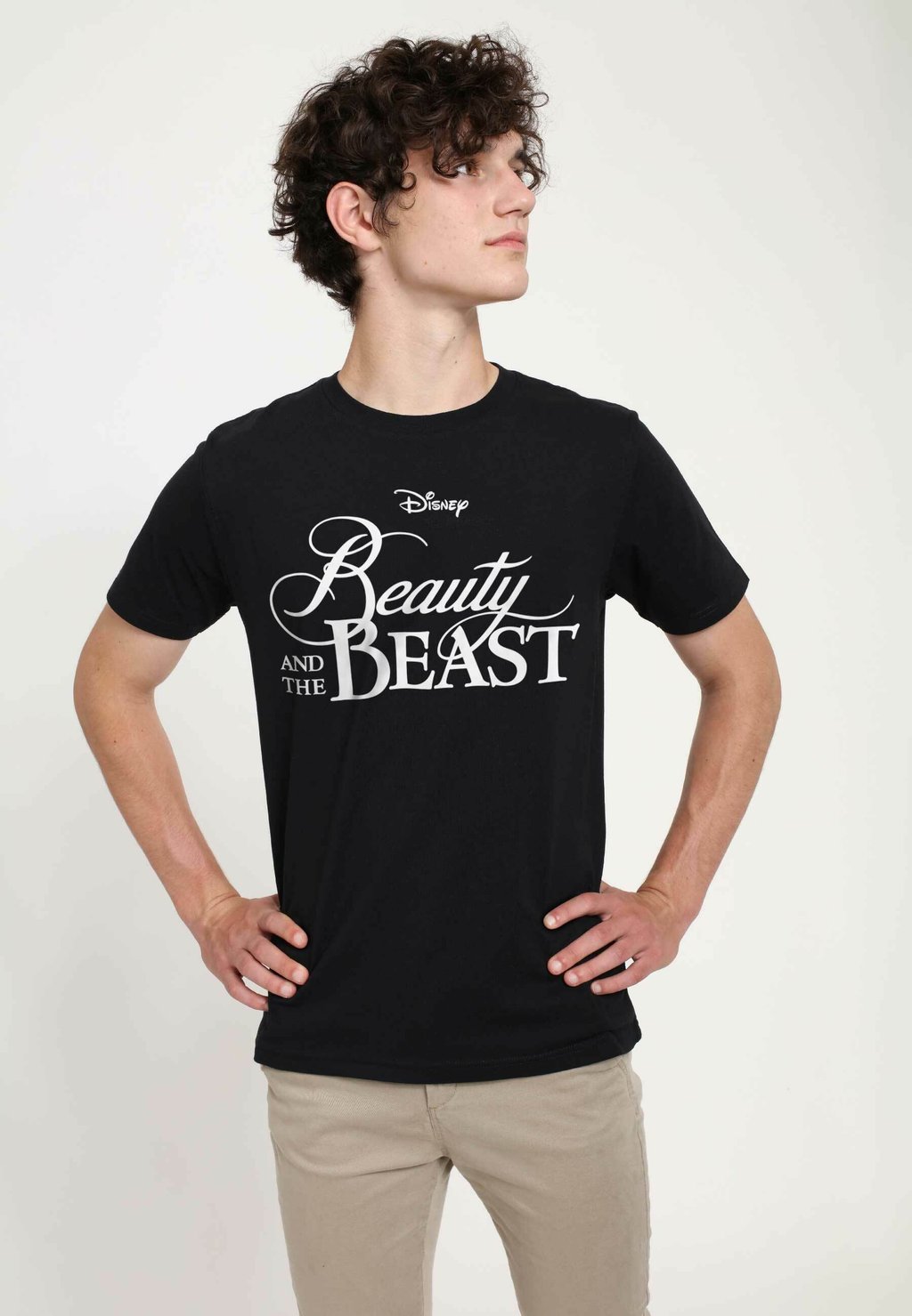 

Футболка с принтом BEAUTY & THE BEAST BEAUTY CLASSIC LOGO UNISEX Henry Tiger, черный