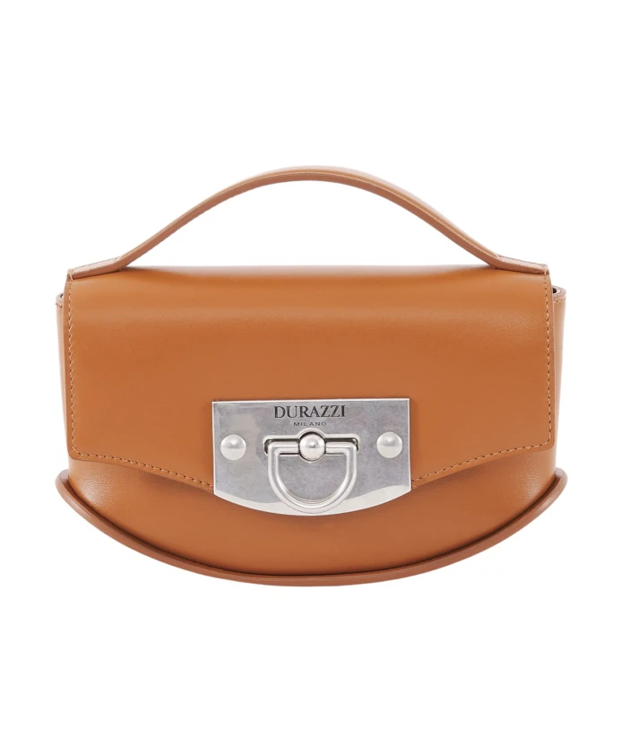 

Мини Кожаная сумка Swing Durazzi Milano, коричневый