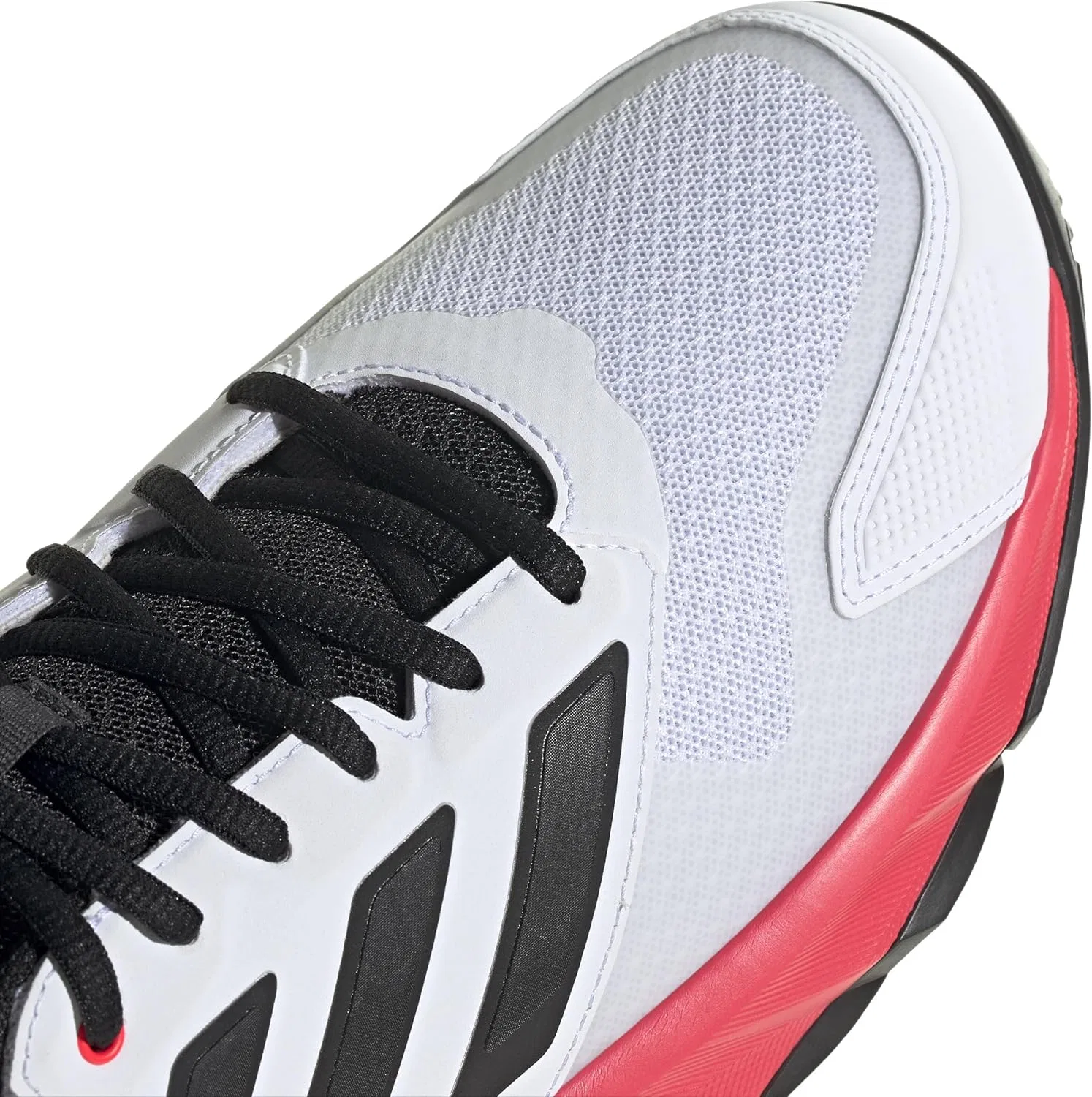 Мужские теннисные кроссовки Adidas Courtjam Control 3, Ftwr White Core Black Lucid Red — фото 4