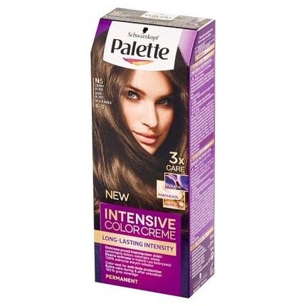 

Перманентный цвет темно-русых волос, Palette Intensive Color Creme