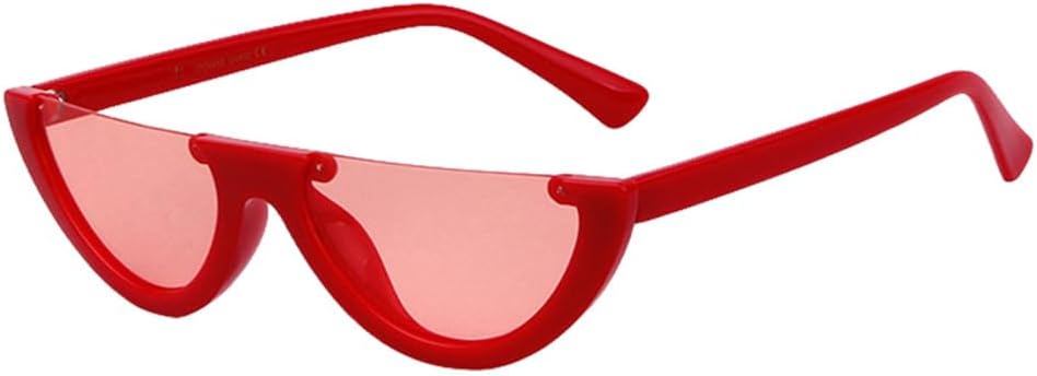 

Стильные солнцезащитные очки в форме «кошачий глаз» в полуободковой оправе для женщин, модные винтажные солнцезащитные очки с защитой от УФ-излучения UV400 generic, C5