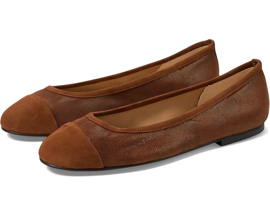 

Туфли на плоской подошве French Sole Tiffany, цвет Saddle Mamba Suede