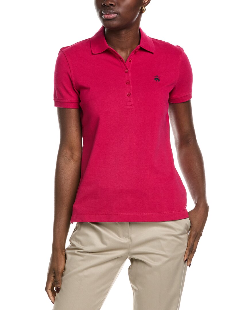 

Рубашка-поло Brooks Brothers Pique, розовый