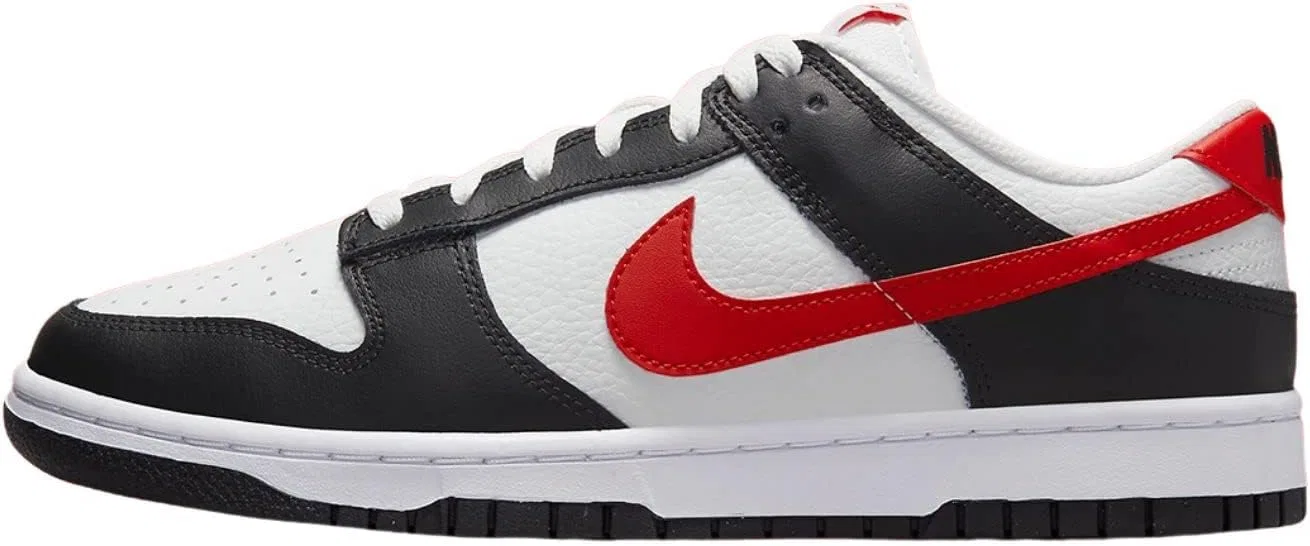 Кроссовки мужские Nike Dunk Low, белый/черный/красный