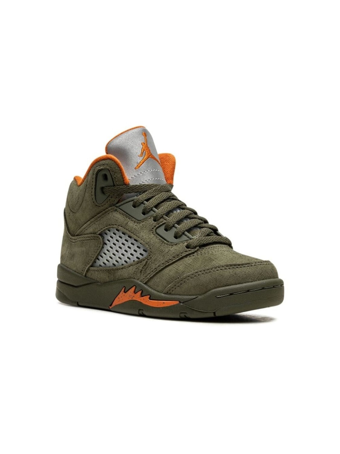 

Кроссовки Air Jordan 5 Olive Jordan Kids, зеленый